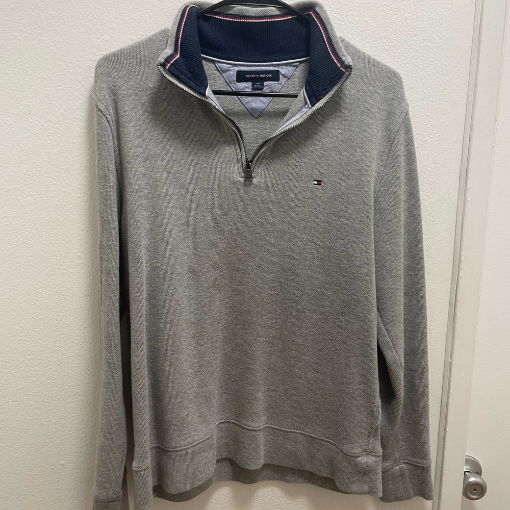 Tommy Hilfiger Men’s Quarter Zip Sweater